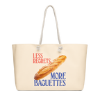 Less Regrets, More Baguettes Weekender Tote Bag