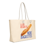 Less Regrets, More Baguettes Weekender Tote Bag