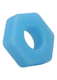 Rock Solid The Cog Silicone Cock Ring - Blue