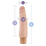 Dr. Skin Cock Vibe 14 Realistic Beige 8-Inch Long Vibrating Dildo