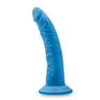Neon Blue 7.5-Inch Long Dildo