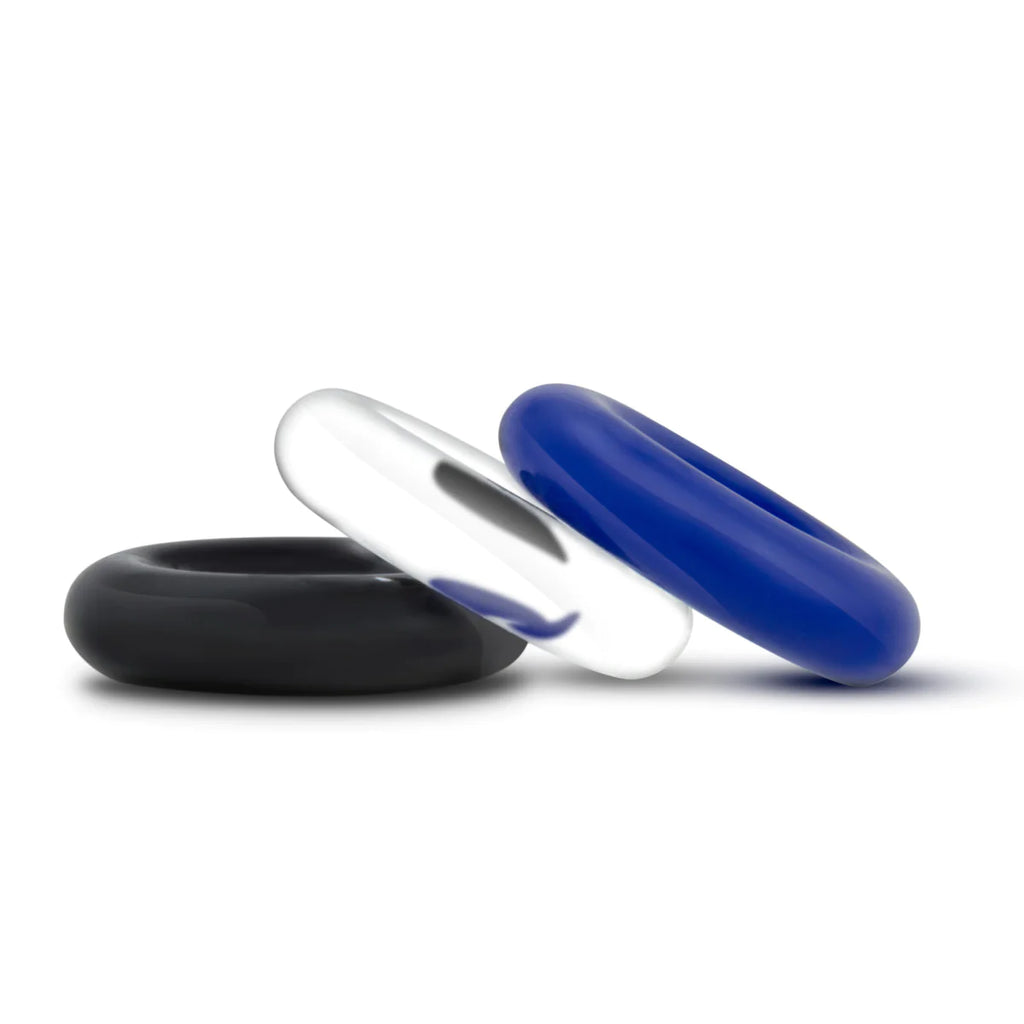 Stay Hard Assorted Colors Donut Penis Rings 3-Pack