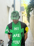 WALTER VAN BEIRENDONCK FLOWER CAP FERN GREEN CHECK