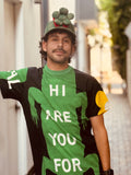 WALTER VAN BEIRENDONCK FLOWER CAP FERN GREEN CHECK