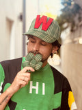 WALTER VAN BEIRENDONCK FLOWER CAP FERN GREEN CHECK