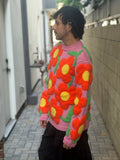 WALTER VAN BEIRENDONCK FLOWER POWER KNIT LIGHT ROSE