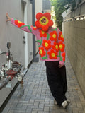 WALTER VAN BEIRENDONCK FLOWER POWER KNIT LIGHT ROSE