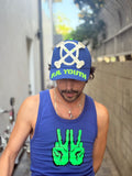 WALTER VAN BEIRENDONCK FRY CAP MAZZARINE BLUE