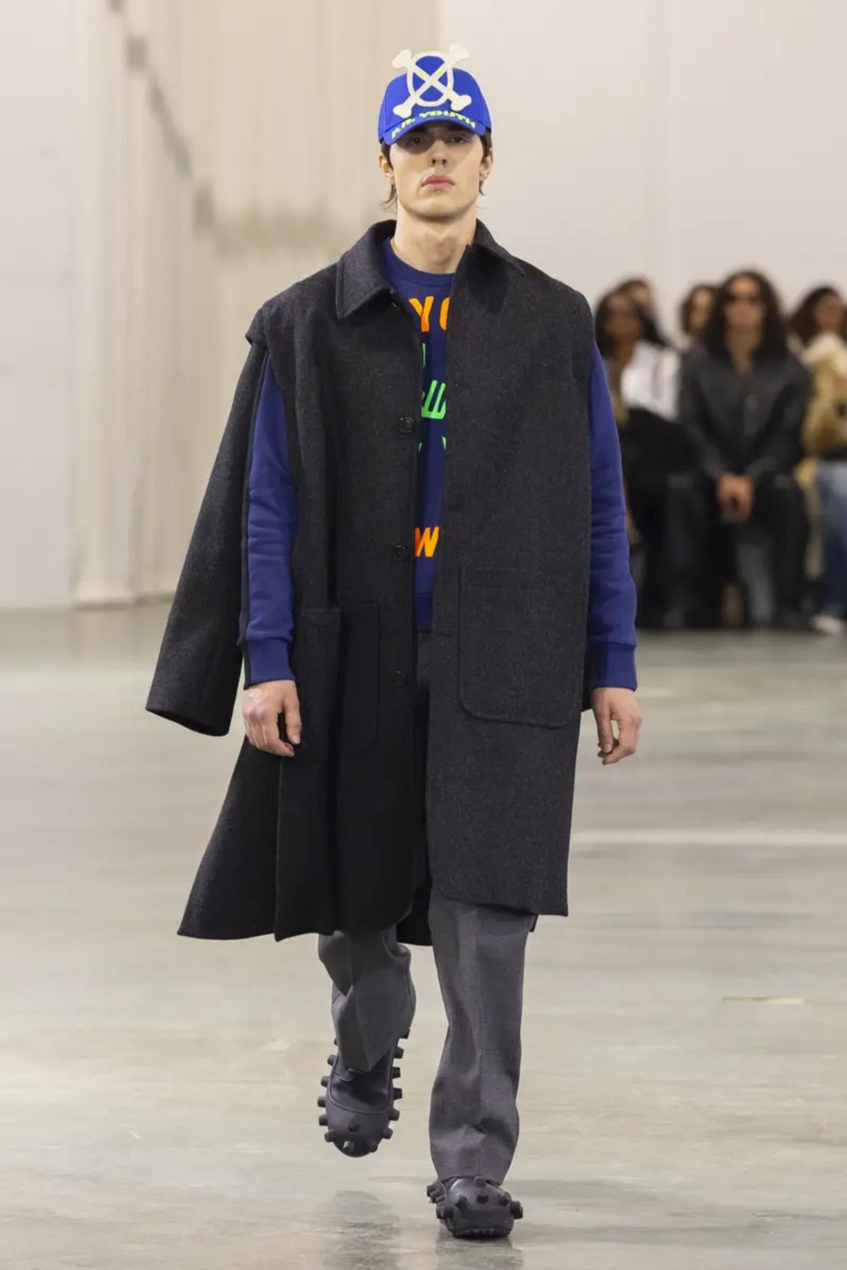 WALTER VAN BEIRENDONCK FRY CAP MAZZARINE BLUE