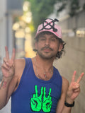 WALTER VAN BEIRENDONCK FRY CAP ROSE SHADOW