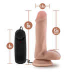 Dr. Skin Dr. Rob Realistic Vanilla 6.5-Inch Vibrating Dildo