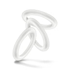 Performance VS2: Glow In The Dark White Small Penis Rings 3-Pack