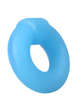 Rock Solid The Mega Ring Glow in the Dark Silicone Cock Ring - Blue