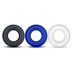 Stay Hard Assorted Colors Donut Penis Rings 3-Pack