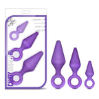Luxe Candy Rimmer Kit Purple Anal Plug With Handle