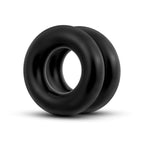 Stay Hard Black Oversized Donut Penis Rings 2-Pack