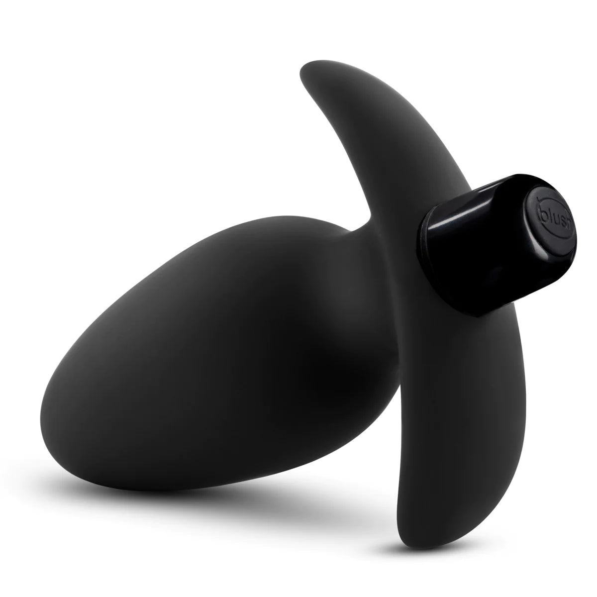 Anal Adventures Platinum Saddle Black 4.5-Inch Vibrating Anal Plug