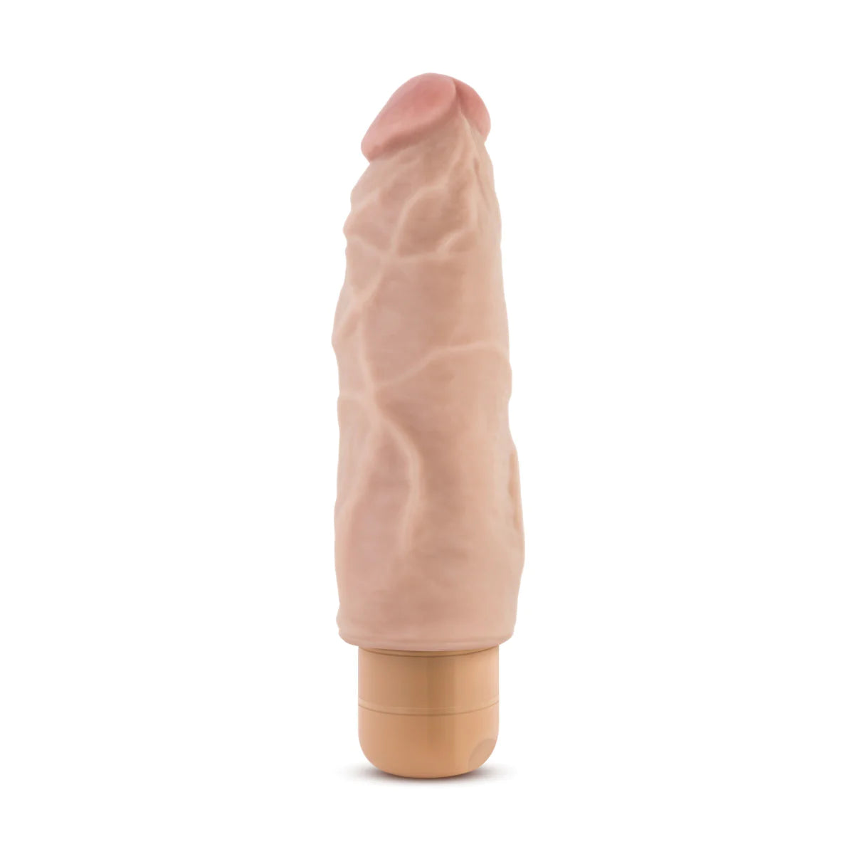 Dr. Skin Cock Vibe 9 Realistic Beige 7.5-Inch Long Vibrating Dildo