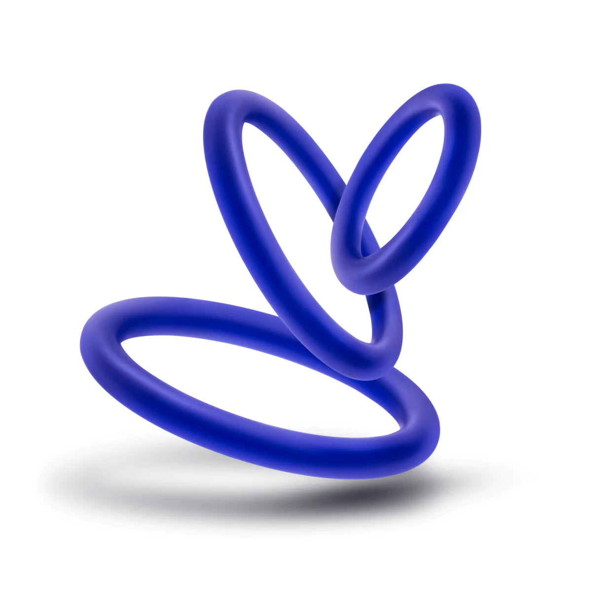 Performance VS4 Indigo Penis Ring Set 3-Sizes