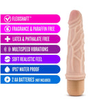 Dr. Skin Cock Vibe 3 Realistic Beige 7.25-Inch Long Vibrating Dildo
