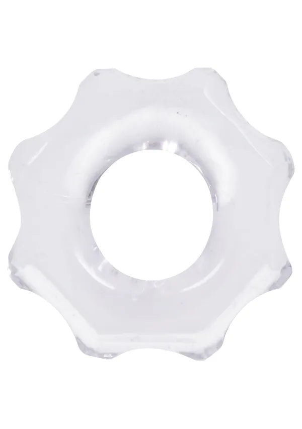 Rock Solid The Gear Cock Ring - Clear