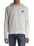 Comme des Garçons PLAY Play Double Heart Hoodie Grey