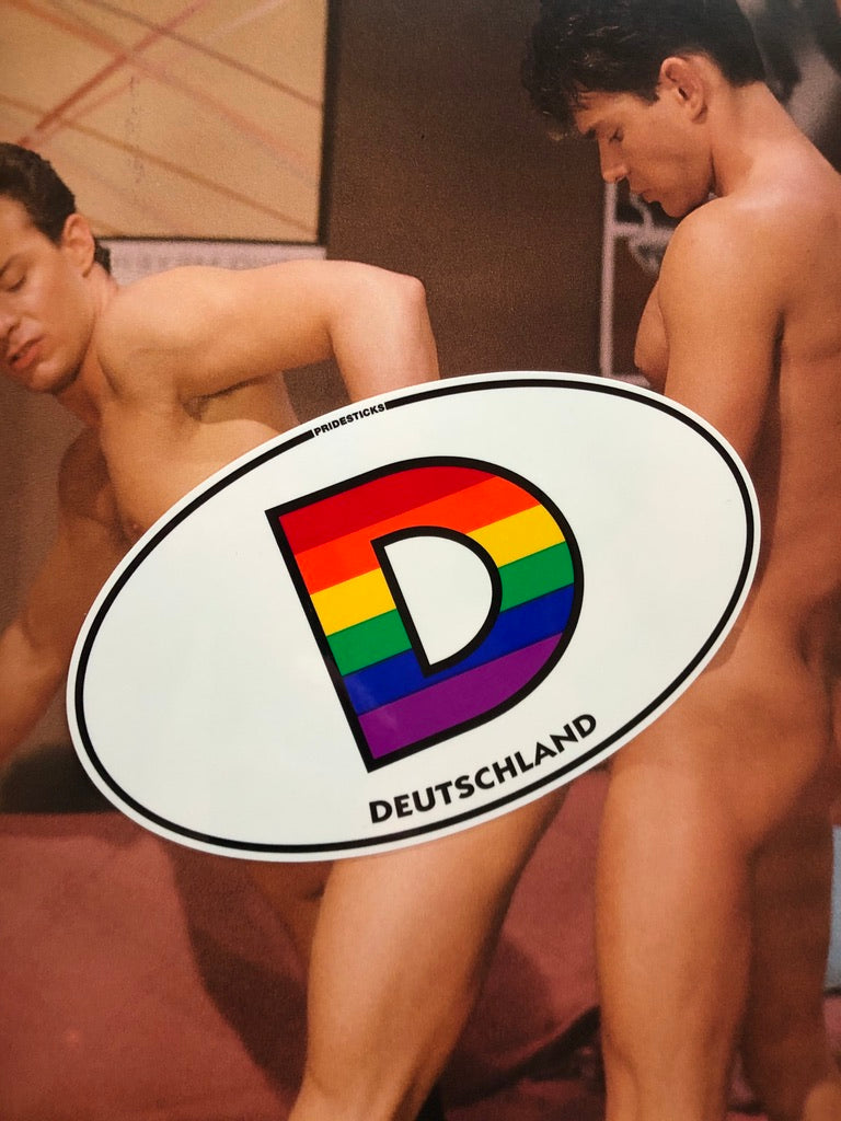 DEUTSCHLAND VINTAGE BUMBER STICKER