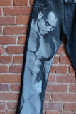 TOM OF FINLAND X HONEY FUCKING DIJON PRINTED DENIM BLACK