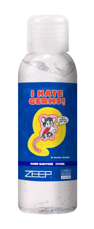 I Hate Germs Hand Sanitizer 100ml x Magda Archer