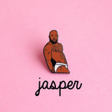 Jasper - Enamel Stud Pin by My Pink Your Pink