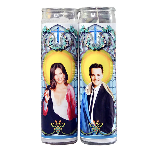 Monica And Chandler Celebrity Prayer Candle Set - Friends