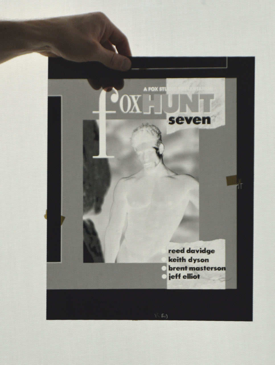 VINTAGE PORN TRANSPARENCY POSTER #226