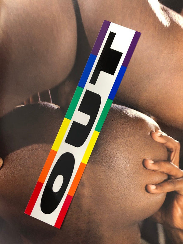 OUT VINTAGE BUMBER STICKER