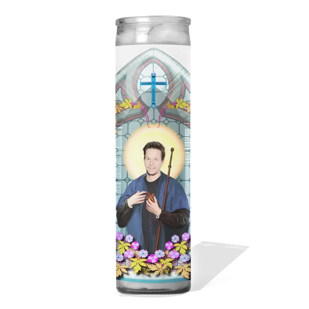 Mark Wahlberg Celebrity Prayer Candle