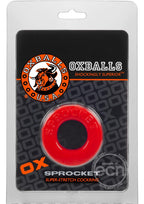 Oxballs Sprocket Super Stretch Cockring RED