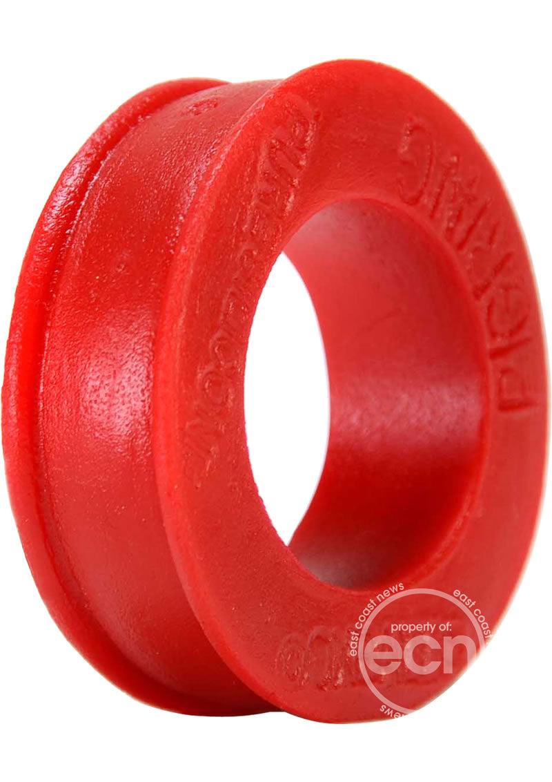 Oxballs Pig Ring Silicone Cock Ring - Red