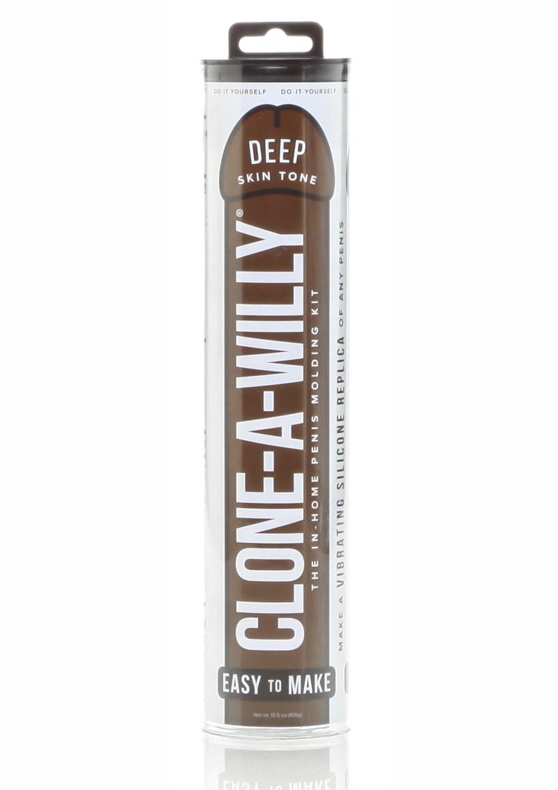 CLONE A WILLY AT HOME PENIS MOLDING KIT - DEEP SKIN TONE