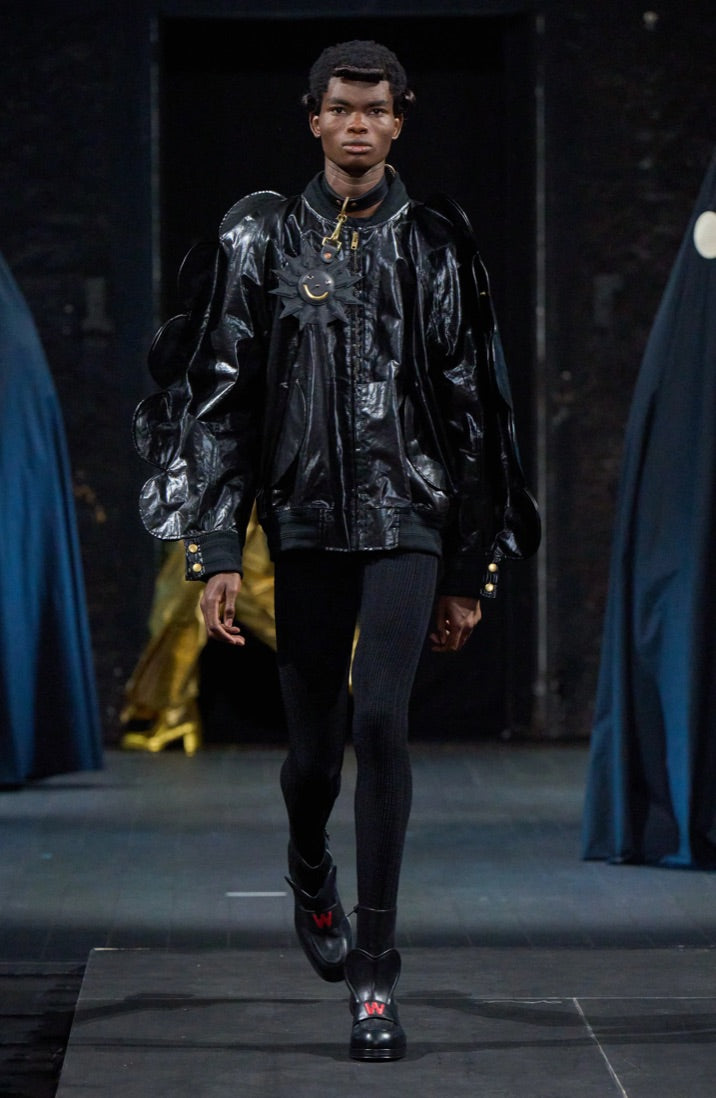WALTER VAN BEIRENDONCK Jock Leggings Black SS23