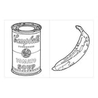 Andy Warhol Coloring Book