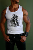 Tom of Finland PASSION Ribbed Tank White
