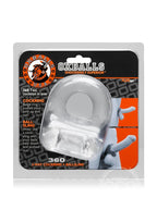 Oxballs 360 2-Way Cockring And Ballsling Clear