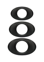 OptiMALE Easy-Grip Silicone C-Ring Set (3 Piece Kit) - Black