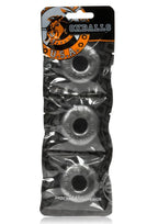 Oxballs Ringer Donut Cockring 3 Pack Silver