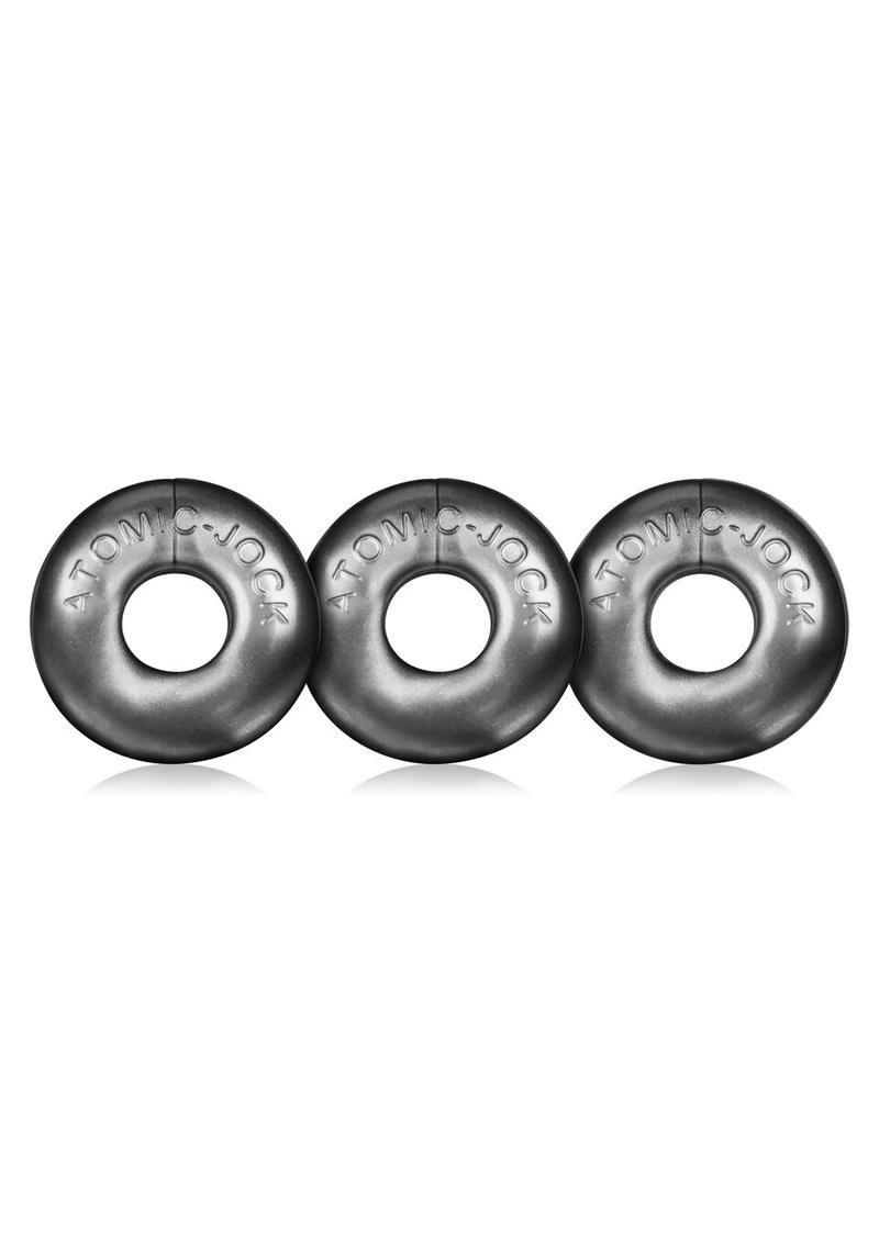 Oxballs Ringer Donut Cockring 3 Pack Silver