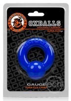 Oxballs Gauge Super Flex Cockring Police Blue