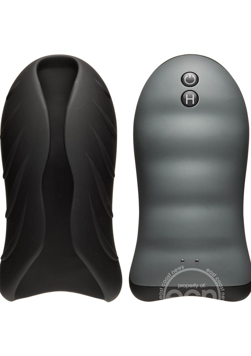 OptiMale Secondskyn Silicone Warming Stroker Vibrating Masturbator