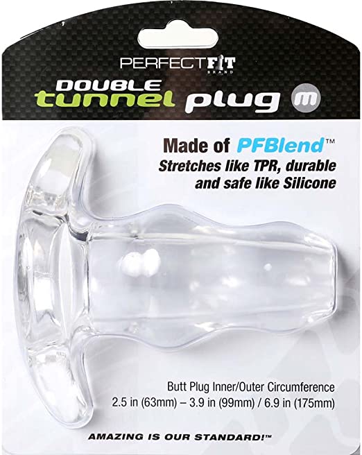 Double Tunnel Plug by Perfect Fit - MEDIUM