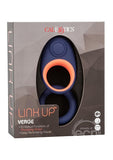 Link Up Verge Vibrating Cock Ring - Black/Orange