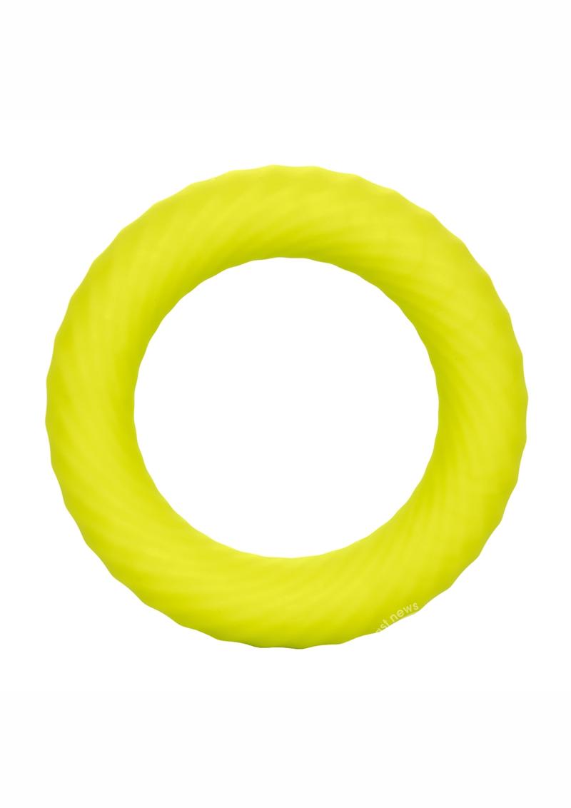 Link Up Ultra-Soft Verge Cock Ring - YELLOW