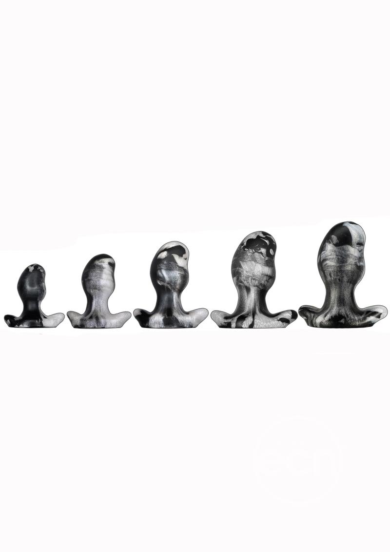 Oxballs Silicone Butt Plug Metallic Swirl Large